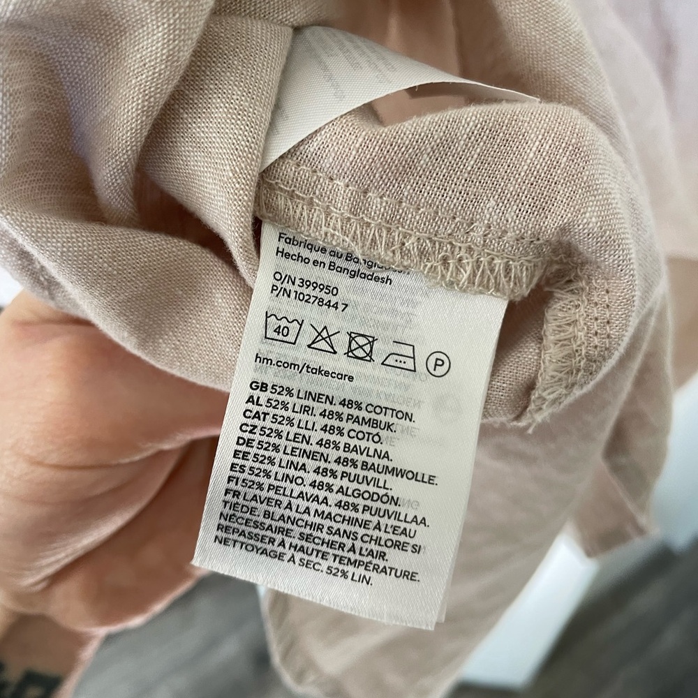 Linen Blend Button Down - Picture 5 of 5